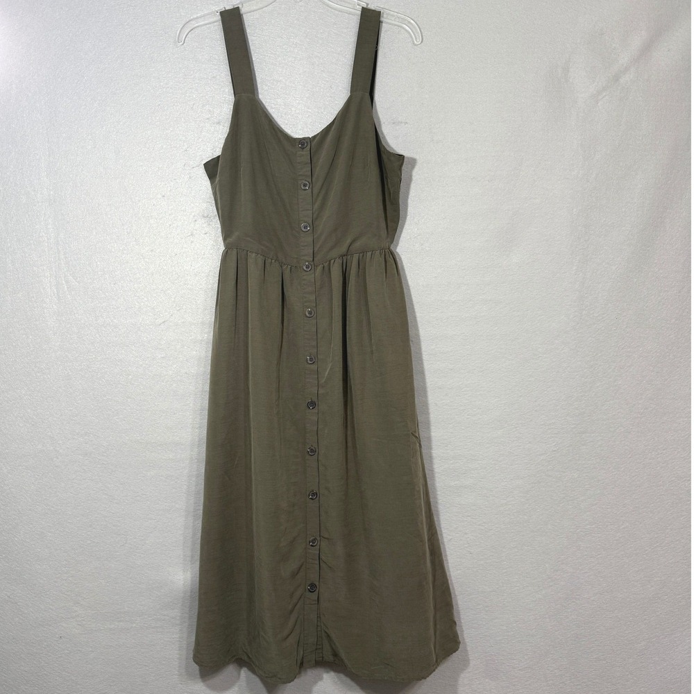 Nicole Miller New York Midi‎ Sundress Women's Faux Button Size 6 Beach Resort
